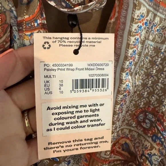 Missguided Multicolor Paisley Dress - Picture 4 of 8